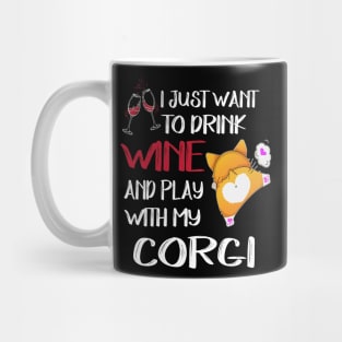 I Want Just Want To Drink Wine (123) Mug